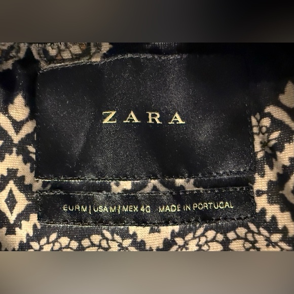 ZARA VELVET BOMBER JACKET PAISLEY  
SIZE: M / RETRO LUXE STREET STYLE FOR WOMEN - Picture 9 of 11